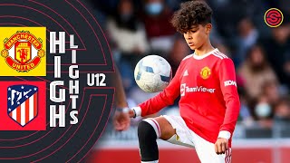 HIGHLIGHTS Manchester United vs Atletico Madrid U12 Ronaldo JR 2022 [upl. by Nylirahs]