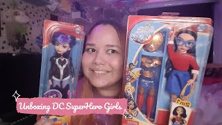 Unboxing amp Review  2 bonecas da DC SuperHero Girls Reboot  Zatana e Mulher Maravilha da Mattel [upl. by Viki]