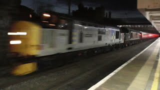 37688 amp 37521  5z38 Alnmouth  Crewe HS 19th April 2022 [upl. by Rahab]