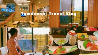 Luxury Hotel in Japan 河口湖 Fujikawaguchiko Onsen Konanso HotelYamanashi Travel Vlog [upl. by Alisan]