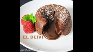 LAVA CAKE  Volcán de Chocolate [upl. by Assek432]