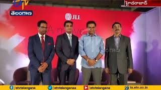 JLL Office Inaugurated  by TRS Working President KTR  at Hyderabad [upl. by Alahsal]