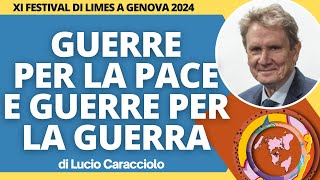 Guerre per la pace e guerre per la guerra  Lucio Caracciolo allXI Festival a Genova 2024 [upl. by Vyse]