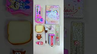 beautiful stationery collection pencil case funny pen pencil sharpener notebook stationery [upl. by Fransis]