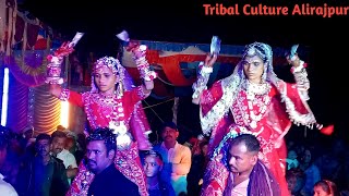 Adiwasi 2 Dulhan Dance Vidioआदिवासी नाईट विडियोGhansyam Rathwa New Timli Vidio2024 [upl. by Grimaldi]