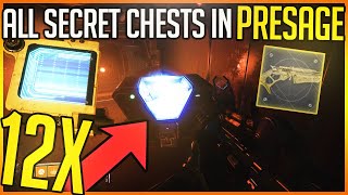 How To Get ALL 12 Secret LOOT Chests in Presage Tucked Away Triumph Guide 112  Destiny 2 [upl. by Ahsimek]