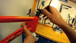 How to Build a Bike  Part 3 of 12 Headset Fork Sizing amp Fork Cutting [upl. by Havard416]