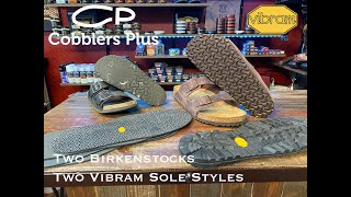 Birkenstock Arizona resole with Vibram Skull and Vibram Sierra [upl. by Esmond]