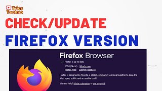 How to Check Version and Update Mozilla Firefox  How to Update Firefox  Check Firefox Version [upl. by Vorfeld]