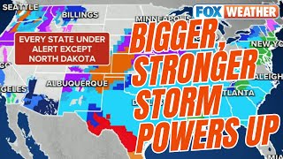 Bigger Stronger Storm Powers Up With LifeThreatening Blizzard Tornadoes Flooding [upl. by Roosevelt]