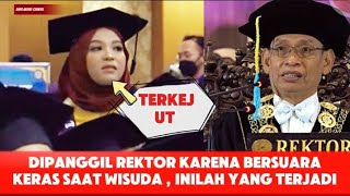 MOMEN MAHASISWI TERKEJUT DI PANGGIL REKTOR KARENA BERSUARA KERAS DI ACARA WISUDA 2024 UNAIR [upl. by Eyram]