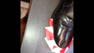 How to Bees Wax Parade shoes 1 [upl. by Eenat610]