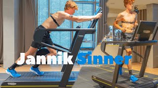 Jannik Sinner foot drills and court [upl. by Niuqaoj989]