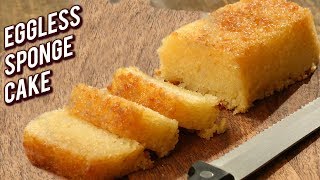 Basic Sponge Cake Recipe  Homemade Eggless Sponge Cake  Baking Recipe For Beginners  Bhumika [upl. by Anny]