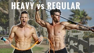 Heavy Jump Ropes vs Regular Jump Ropes [upl. by Nitz640]