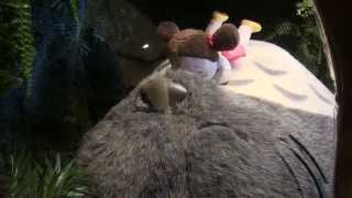 HD Totoro Sleeping Peluche Statue at Tokyo Sky Tree Store Tokyo  日本の夢 [upl. by Mendive876]