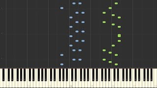 Theodore Oesten  Dollys Dreaming and Awakening Piano tutorial [upl. by Eleynad]