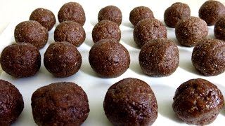 HEALTHY RAW CACAO BLISS BALLS [upl. by Anivlek445]