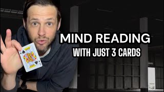 Mind Reading with 3 Cards Tutorial [upl. by Blaze]