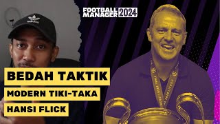 Bedah taktik Hansi Flick di Barca  Football Manager 2024 [upl. by Akinna]