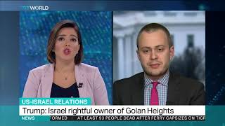 Trump Israel rightful owner of Golan Heights [upl. by Sacul169]