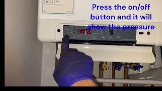 How to check pressure on Intergas combi boiler [upl. by Papotto]