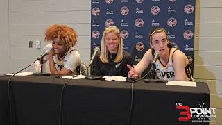 Indiana Fevers postgame presser after their 9179 win over the Atlanta Dream [upl. by Scrogan835]