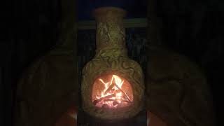 Chiminea fire [upl. by Luella]