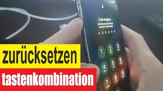 iPhone zurücksetzen tastenkombination [upl. by Nesnaj]