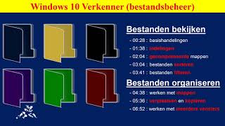 Windows 10 Verkennerbestandsbeheer [upl. by Eiruam494]