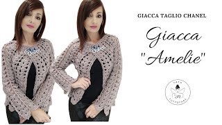 TUTORIAL Giacca quotAmeliequot alluncinetto 💖la fata tuttofare💖 [upl. by Attegroeg]