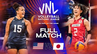 🇺🇸 USA vs 🇯🇵 JPN  Full Match  Quarter Finals  Womens VNL 2023 [upl. by Alice]