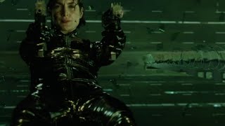 Trinity death Best fight scene in The Matrix ReloadedBest moments4K [upl. by Dana]