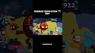 Russian Revolution Edit 🇷🇺 countryballsmemesrussiaedithistoryfyptrendingshortsfreepalestine [upl. by Anecuza]