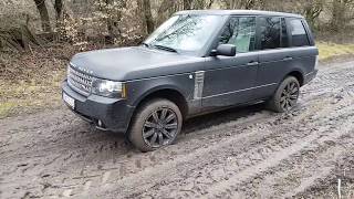 Range Rover L322 44 V8 Performance in Forest Mud Offroad 4x4 [upl. by Triplett]