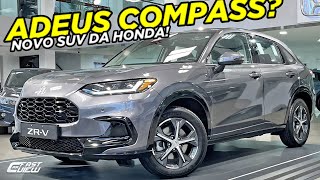 NOVO HONDA ZRV 2024 SEM TURBO FICOU SEM GRAÇA PERANTE COMPASS COROLLA CROSS HAVAL H6 E BYD SONG [upl. by Niarb550]