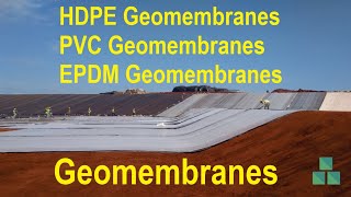 Geomembranes  HDPE  PVC  EPDM  Types and Applications [upl. by Richmal163]