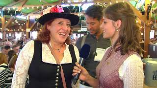 Wiesn Promis Mama Bavaria Luise Kinseher im münchentvInterview [upl. by Joana]