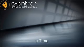 cTime Webcast  cTime die ArbeitsZeiterfassung von centron [upl. by Anisor879]