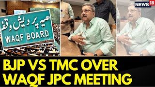 BJP Members Demand Action Against Trinamool MP Kalyan Banerjee For Disrupting Waqf Bill Meeting [upl. by Ealasaid]