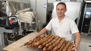 Paris  un boulanger de HauteSaône au concours de la meilleure baguette [upl. by Odravde]