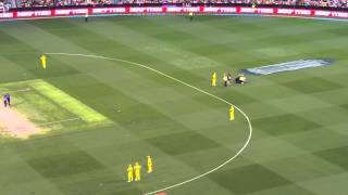 Australia vs England World cup 2015 MCG streaker [upl. by Janerich417]