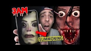 ACTUALLY WORKED SUMMONING MICHAEL JACKSON AT 3AM CHALLENGE MICHAEL JACKSON HORROR GAME [upl. by Schlosser]