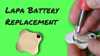 How to Replace Lapa Key Finder Battery [upl. by Neruat]