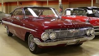 1961 Chevrolet Impala 409 V8 Fourspeed bubble top [upl. by Roanne]