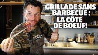 Recette de Norbert  Grillade sans barbecue  la côte de boeuf [upl. by Nivrae954]