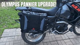 Olympus Pannier Bags On My Old KLR 650 [upl. by Asek804]