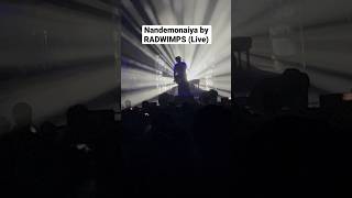 Kimi no Na wa Your Name Nandemonaiya by RADWIMPS Live anime yourname jpop jrock suzume [upl. by Nave703]