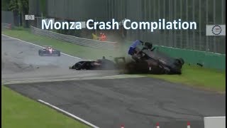 Monza Crash Compilation [upl. by Drofnil]