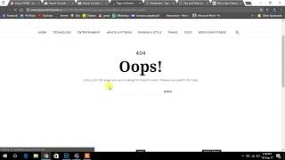 Easy way to fix google search console 404 page not found error webmaster [upl. by Aihsoek609]